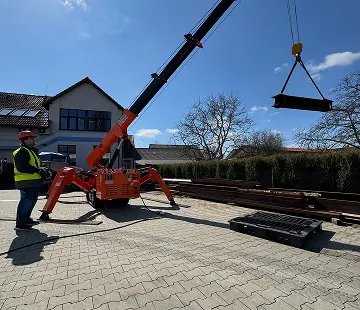 Půjčovna minijeřáb unimont hradec králové