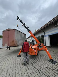 Půjčovna minijeřáb unimont hradec králové